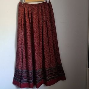Boho Patterned Maxi Skirt | Liz Baker Essentials